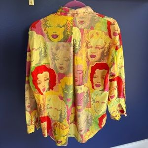 Marilyn Monroe unisex button down (Sz. M)
